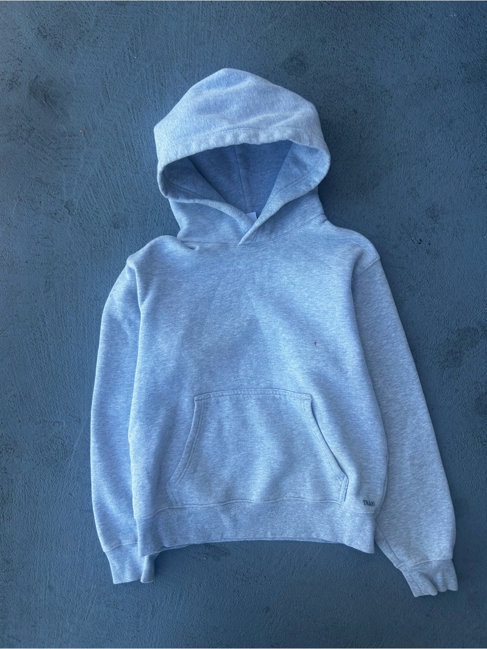 Light Blue Hooded Sweatshirt - Classic Pullover Hoodie